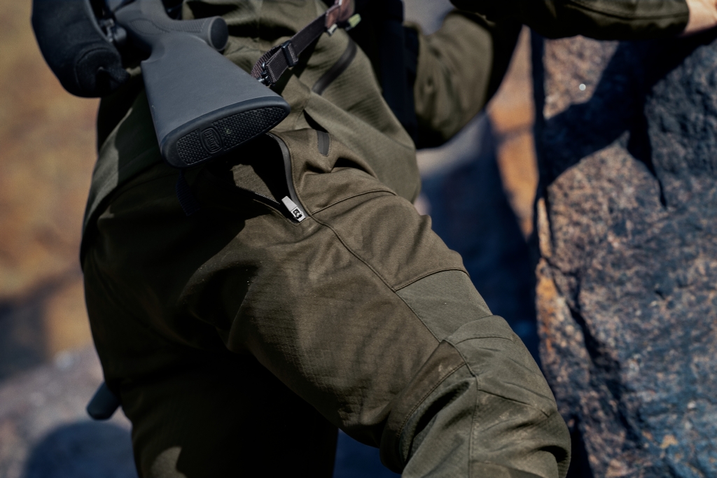 CHEESE TARPA (M) カーキ Spodnie Seeland Hawker Shell II z membraną SEETEX® - pine