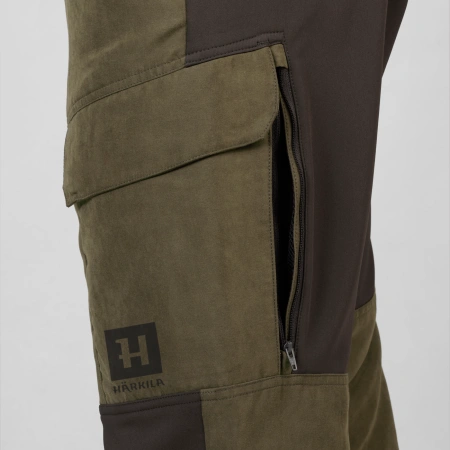 Spodnie Harkila Scandinavian zielony/brązowy (110127807)