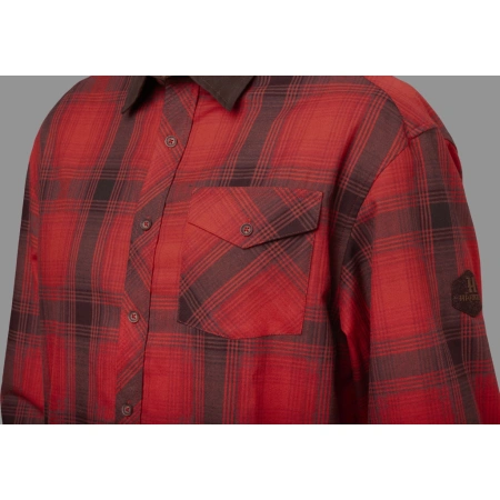 Koszula męska Harkila Driven Hunt flanelowa czerwona 140111935