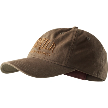 Modi Harkila- bawełniana czapka z daszkiem demitasse brown 18011160599