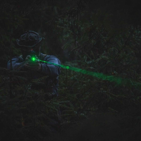 Latarka na broń z celownikiem laserowym Olight BALDR S OD Green - 800 lumenów, Green Laser