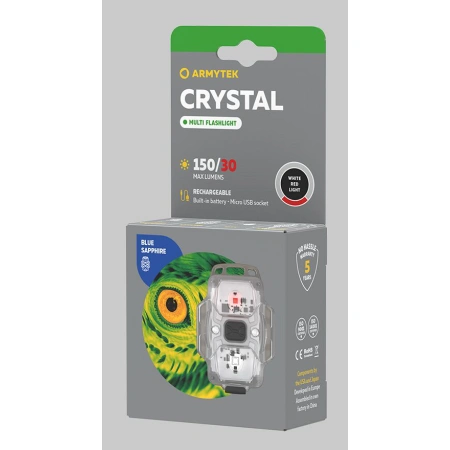 Mini latarka Armytek Crystal Green
