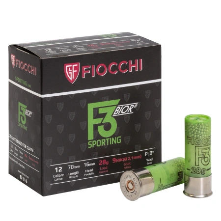 Amunicja Fiocchi F3 BIOR 12/70 28g 9