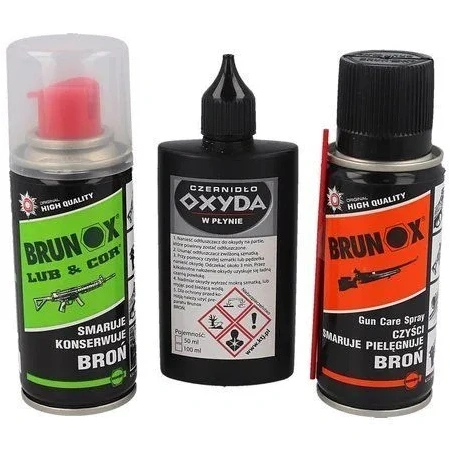 Zestaw preparatów z walizką BRUNOX do czyszczenia broni - Lub&Cor, Gun Care, Oxyda