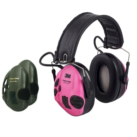 Słuchawki SportTac różowo zielony