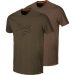 T-shirt Harkila Graphic 2-pak Willow green/Slate brown (160104958)