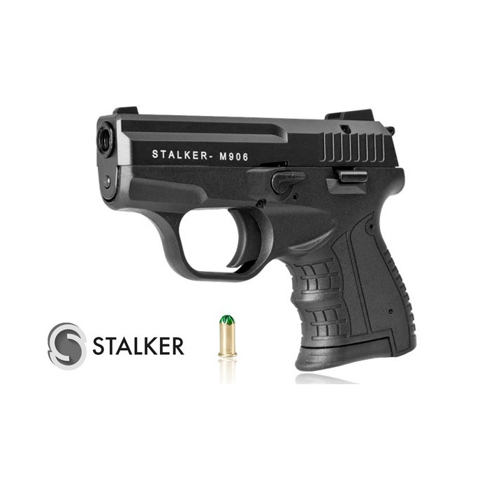Pistolet alarmowy STALKER M906 kal. do 6 mm - Czarny