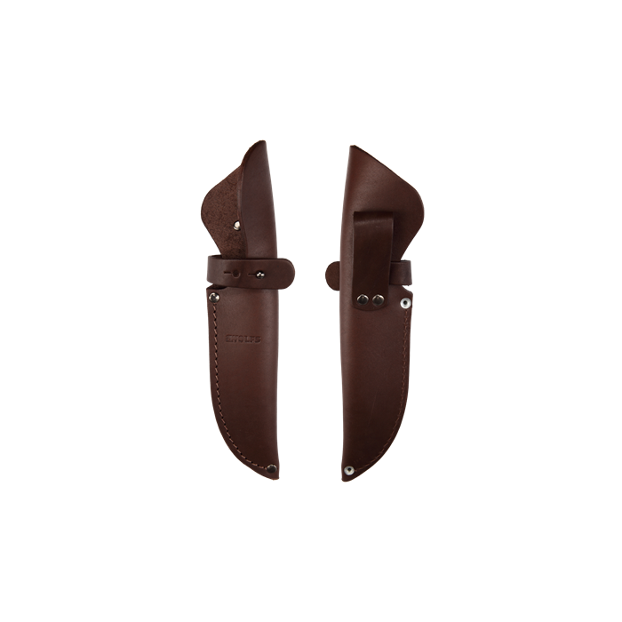 Futerał na nóż skórzany z kołnierzem