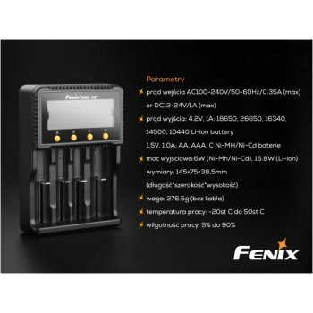 Ładowarka sieciowa Fenix ARE-C2 Plus