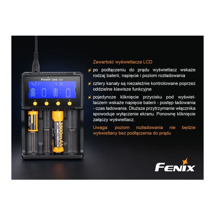 Ładowarka sieciowa Fenix ARE-C2 Plus
