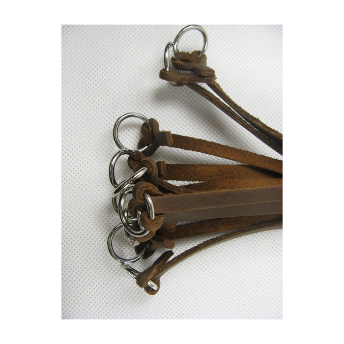 Troki z karabińczykiem /10 pasków