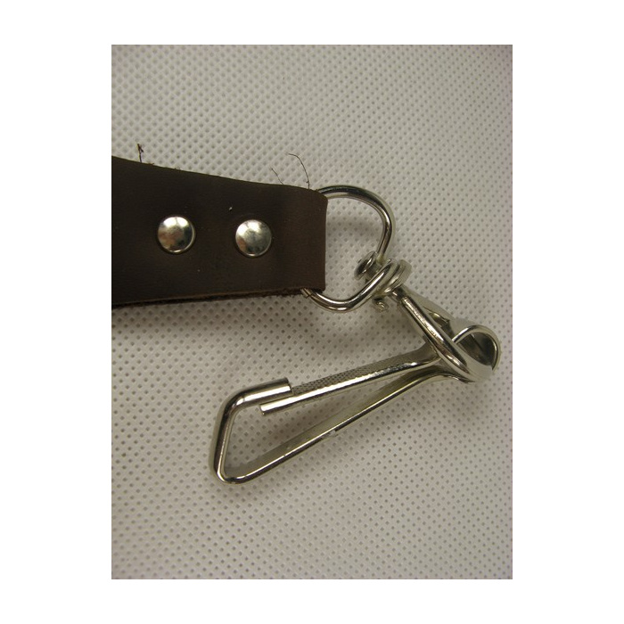 Troki z karabińczykiem /10 pasków