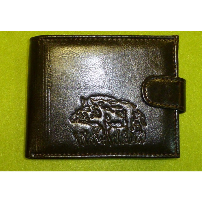 Portfel  PM9 z wytłoczką dzik