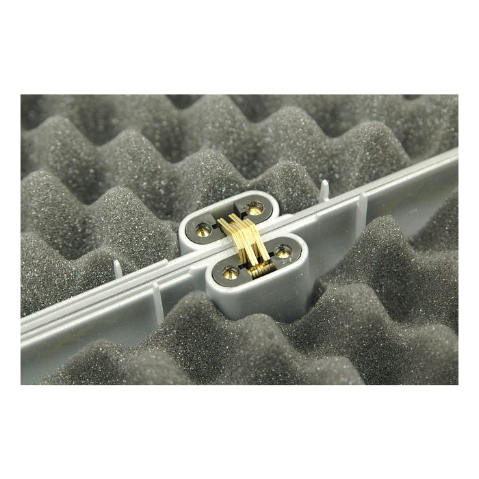 Kufer Megaline z szyfrem na broń długą - 125x25x11 cm - czarny