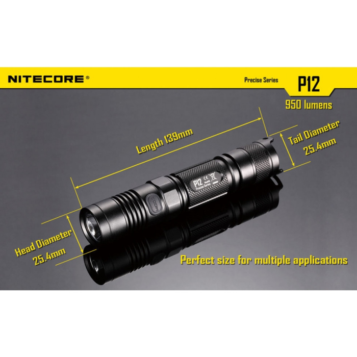 Latarka Nitecore P12 Pocket Rocket 950 lumenów