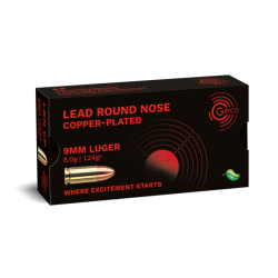 Amunicja GECO 9mm Luger Lead Round Nose Copper-Plated 8g