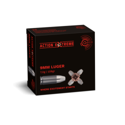 Amunicja GECO 9mm Luger Action Extreme 7g