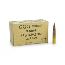 Amunicja GGG .223 Rem 55gr FMJ