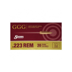 Amunicja GGG kal .223 Rem 69 gr/4,47 g Sierra HPBT