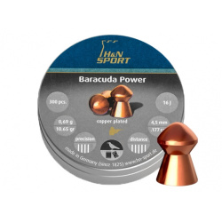 Śrut diabolo H&N Baracuda Power 4,5 mm 300 szt.