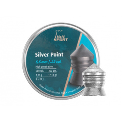 Śrut diabolo H&N Silver Point 5,5 mm 200 szt