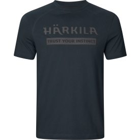 Koszulka HARKILA Logo S/S  Dark Navy (10504500100)