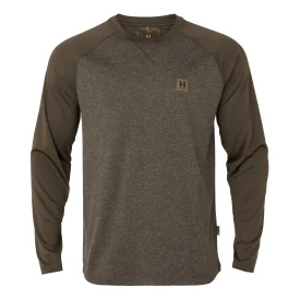 Koszulka HARKILA Kodiak CleverWool L/S - Dark hunting green (108030174)