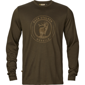 Koszulka Harkila Game L/S - Willow green stag (108570188)