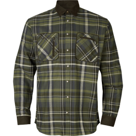 Koszula męska Harkila Pajala ciepła flanelowa - Olive check (140102073)