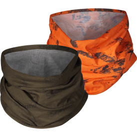 Komin Seeland Halsedisse 2-pack Pine green/ InVis orange blaze, One size (18021215699)