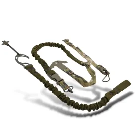 Jednopunktowy pas z zestawem mocowań do kamizelki taktycznej RAGNAROK THOR QD Multicam & Olive