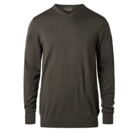 Sweter męski PINEWOOD® Värnamo Merino D.MossGreen 5047