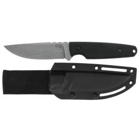 Za-Pas - Nóż HANDIE Stonewash G10 Black HAN-ST-G10-BL