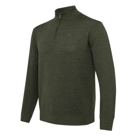 Sweter BERETTA Merino Half Zip Green Moss (PU731)