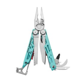 Narzędzie wielofunkcyjne Multitool Leatherman Signal - Aqua/Stainless (833187)