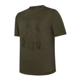 Koszulka BERETTA Outline Dark Olive TS812