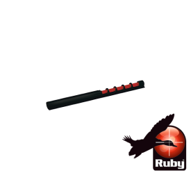 Muszka światłowodowa Ruby 120 mm czerwona