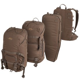 Plecak Blaser Ultimate Brown z panelem tylnym i pokrowcem na sztucer - M