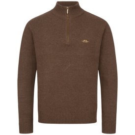 Męski wełniany sweter Blaser ciemny brąz 242008-021/657