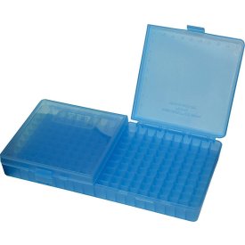 Pudełko na amunicję P200-45-24 MTM niebieskie (200szt, 45ACP, 40SW i in.)