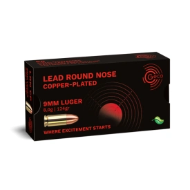 Amunicja GECO 9mm Luger Lead Round Nose Copper-Plated 8g