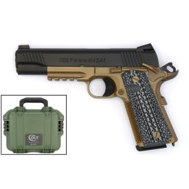 PISTOLET COLT CUSTOM SHOP CQB FDE BLACK  .45ACP    5"