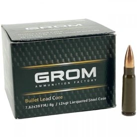 AMUNICJA GROM 7,62x39 FMJ 8 g 124grs