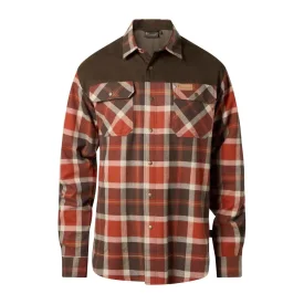 Koszula męska PINEWOOD Douglas - Orange Clay/D.Brown 9436 (852)