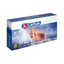 Amunicja Lapua kal. .223 Rem. FMJ 3,6g/55gr S538