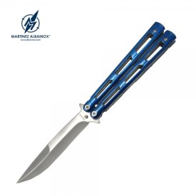 Nóż motylkowy balisong Azul Clasico niebieski 02143