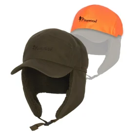 Czapka PINEWOOD Smaland Teddy Winter - MossGreen/Orange - 1219 (192)