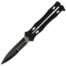 Nóż motylkowy balisong czarne wykończenie Black Finish 02099