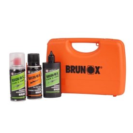 BRUNOX Zestaw preparatów z walizką do czyszczenia broni - 2x Lub&Cor + Gun Care Spray
