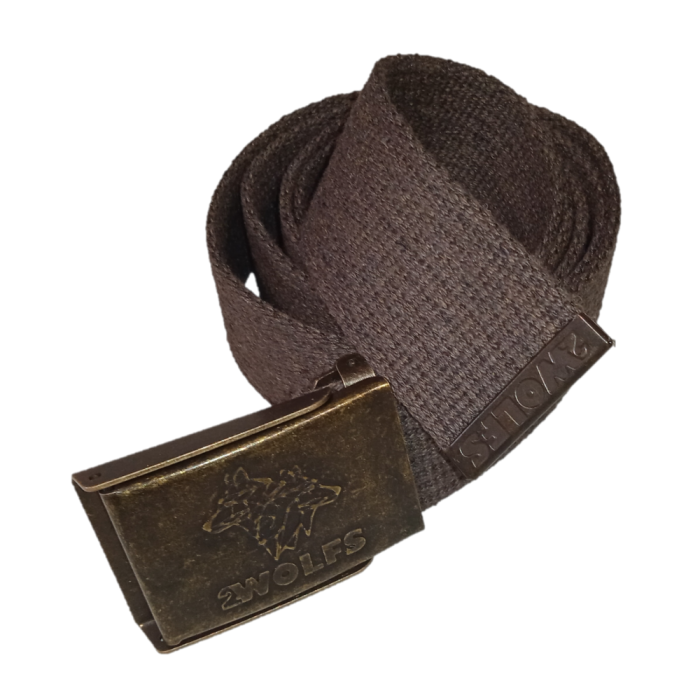 Pasek do spodni WILD brązowy/złoto